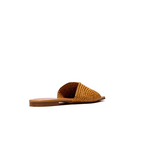 L’Intervalle Abilene Camel Flat Sandals Size EU 38 - Picture 4 of 11